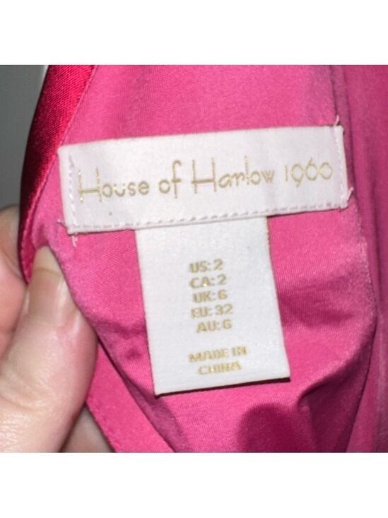 House of Harlow 1960-Pink Low Back Mini Dress Size 2-NWOT - Picture 7 of 9